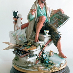 Пазл: Фарфоровая статуэтка. Художник