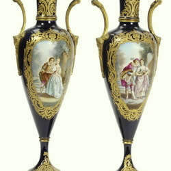 Пазл: Антикварные вазы