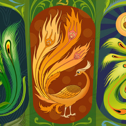 Пазл: Сказочные птицы