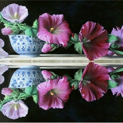 Пазл: Мальвы