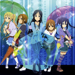 Пазл: Под зонтиками