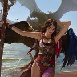 Пазл: Темный ангел