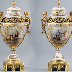 Пазл: Антикварные вазы