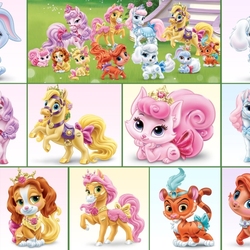 Пазл: Питомцы принцесс