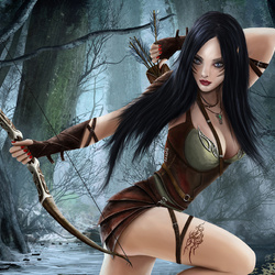 Пазл: Лучница