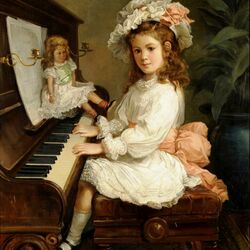 Пазл: Юная пианистка