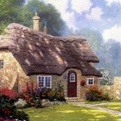 Пазл: Домик на опушке