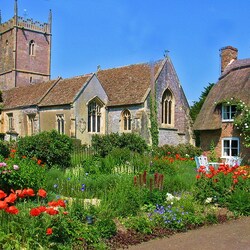 Пазл: Английский цветник