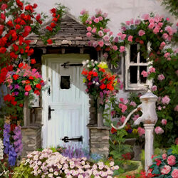 Пазл: У двери