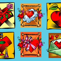 Пазл: Сердечки