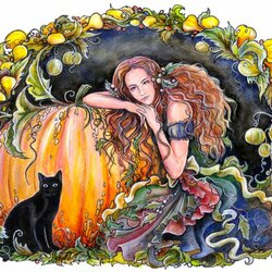 Пазл: Pumpkin Fairy / Тыквенная фея