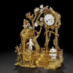 Пазл: Часы в фарфоре