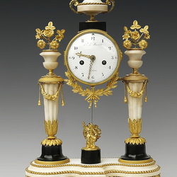 Пазл: Каминные часы