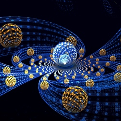 Пазл: Фрактальные планеты 