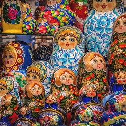 Пазл: Матрёшки