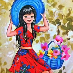 Пазл: Детские винтажные открыточки