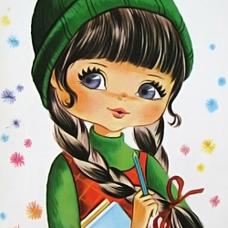 Пазл: Детские винтажные открыточки