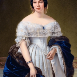 Пазл: Портрет на фарфоре. Жанна Сильвани