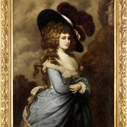 Пазл: Портретная миниатюра. Герцогиня Девонширская