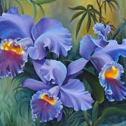 Пазл: Орхидеи джунглей