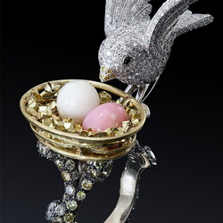 Пазл: Кольцо Птичка