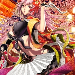 Пазл: Девушка с веером