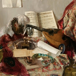 Пазл: Натюрморт с мандолиной