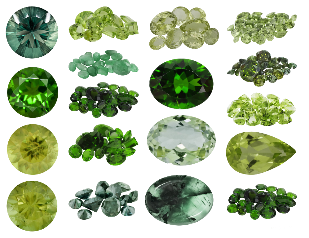 Прозрачные камни в украшениях. Драгоценные камни. Зелёный камень в украшениях. Зеленый прозрачный драгоценный камень. Зеленый камень в ювелирке.