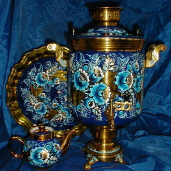 Пазл: Расписной самовар