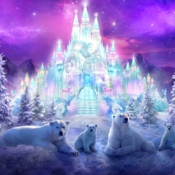 Пазл: Белые медведи