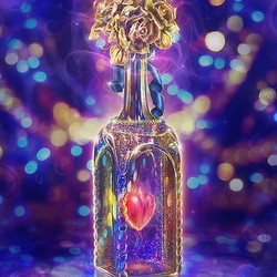 Пазл: Сердце розы