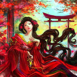 Пазл: В японском саду