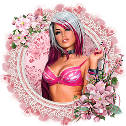 Пазл: В розовом цвете