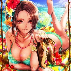 Пазл: На пляже