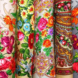 Пазл: Павлопосадские платки