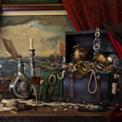 Пазл: Сокровища пирата
