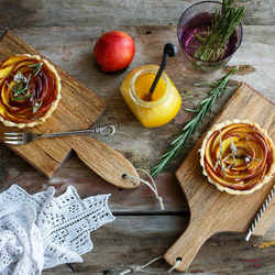 Пазл: Яблочные розочки