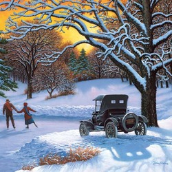 Пазл: На катке