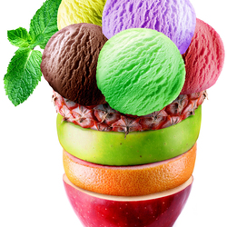 Пазл: Фруктовое мороженое