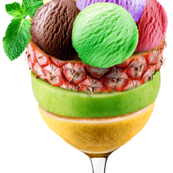 Пазл: Фруктовое мороженое