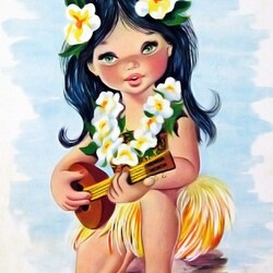 Пазл: Детские винтажные открыточки