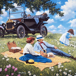 Пазл: Семейный пикник