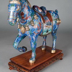 Пазл: Перегородчатая эмаль.Лошадка