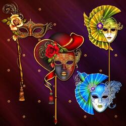 Пазл: Маски