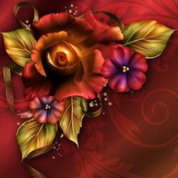 Пазл: Подарочные цветы