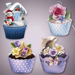 Пазл: Пирожные