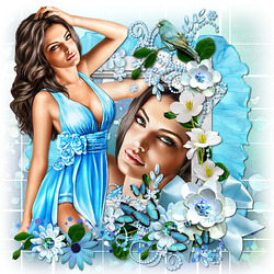 Пазл: Голубая фантазия