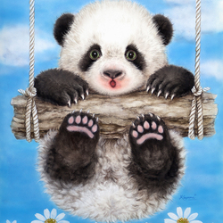 Пазл: Маленький панда