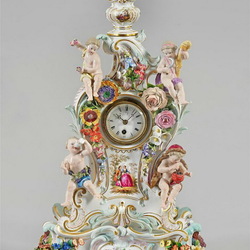 Пазл: Мейсенский фарфор.Часы