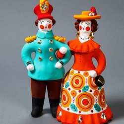 Пазл: Счастливы вместе. Дымковская игрушка